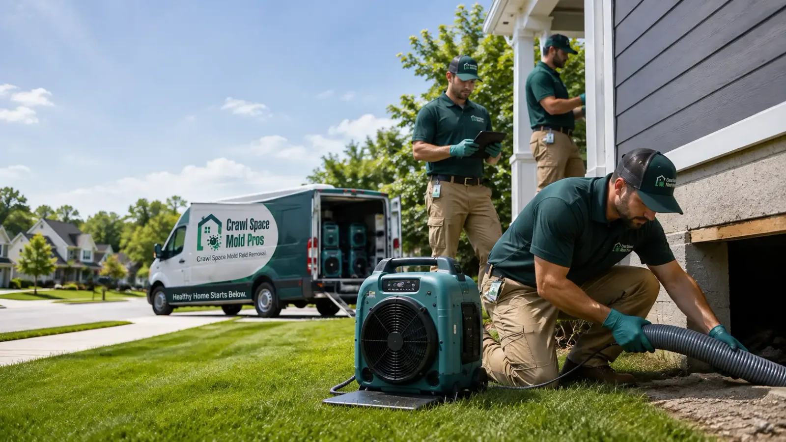 Crawl Space Mold Removal in Tillamook, OR